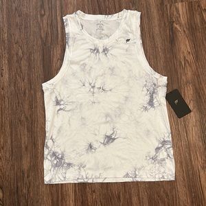 Men’s Fabletics The Training Day Tank - White Marble